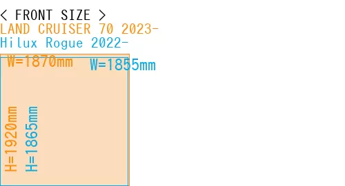 #LAND CRUISER 70 2023- + Hilux Rogue 2022-